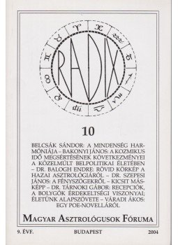 Tóth Lívia - Radix 10. Tóth Lívia - Radix 10., Budapest 2004 antikvár könyv