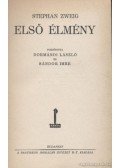 Zweig, Stefan - Első élmény