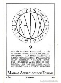 Tóth Lívia - Radix 9. Tóth Lívia - Radix 9., Budapest 2003 antikvár könyv