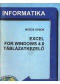 Módos Gábor - Excel for windows 4.0 táblázatkezelő
