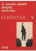 Gazdag István - A Hajdú-Bihar megyei levéltár évkönyve V. 1978.