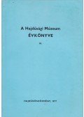 Nyakas Miklós - A Hajdúsági Múzeum évkönyve III.