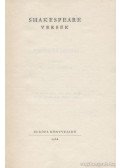William Shakespeare - Versek