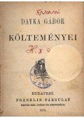 Dayka Gábor - Dayka Gábor költeményei