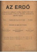 Sugár Károly (szerk.) - Az erdő 1910. évfolyam (teljes)