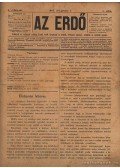 Török Sándor - Az erdő 1907. évfolyam (teljes)