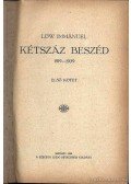 Lőw Immánuel - Kétszáz beszéd 1919-1939. I-II. kötet