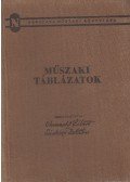 Ohmacht Róbert,Sárközi Zoltán - Műszaki táblázatok