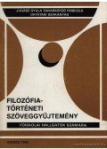 Karikó Sándor - Filozófiatörténeti szöveggyűjtemény