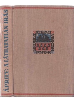Áprily Lajos - A láthatatlan írás Áprily Lajos - A láthatatlan írás, Kolozsvár 0 antikvár könyv
