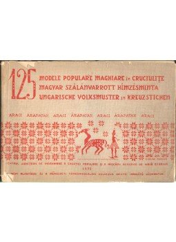 Gazdáné Olosz Ella - 125 magyar szálánvarrott hímzésminta Gazdáné Olosz Ella - 125 magyar szálánvarrott hímzésminta, Sepsiszentgyörgy 1972 antikvár könyv