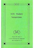Bene Kálmán - XIII. Madách Szimpózium