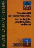 HUSTI ISTVÁN - Szántóföldi növénytermesztés, rét- és legelőgazdálkodás, erdészet