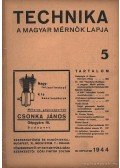 Dr. Pattantyús Á. Géza - Technika 1944 25. évfolyam 5. szám