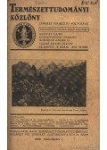 Gombocz Endre,Szabó-Patay József - Természettudomány 1930