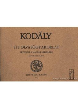 Kodály Zoltán - 333 olvasógyakorlat Kodály Zoltán - 333 olvasógyakorlat, Budapest 0 antikvár könyv