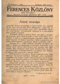 P. Majsai Mór - Ferences Közlöny 1929, 9. évfolyam I-XII. szám