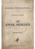 Dr. Kundt Ernő - Az angol szókincs
