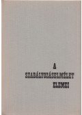 Száday Rezső - A szabályozáselmélet elemei