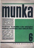 Kassák Lajos - Munka 6. szám (1929 március)