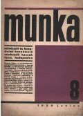 Kassák Lajos - Munka 8. szám (1929 junius)