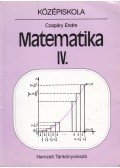 Czapáry Endre,Némethy Katalin - Matematika IV.