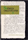 Demény Lajos,Pataki József - Székely oklevéltár II.