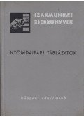 Urbányi István - Nyomdaipari táblázatok