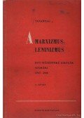 Tomori Lajos,Nagy Józsefné - Tananyag a marxizmus-leninizmus esti középfokú iskolák számára 1956-1966 I-II. kötet