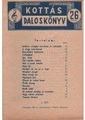 Tardos Béla - Kottás dalosköny 26. szám