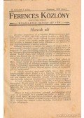 P. Majsai Mór O. F.M. - Ferences Közlöny 1930. X. évfolyam I-XII. szám