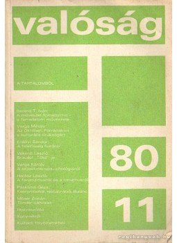 Kőrösi József - Valóság 80-11 Kőrösi József - Valóság 80-11, Budapest 1980 antikvár könyv