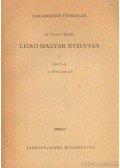 Temesi Mihály - Leíró magyar nyelvtan II.