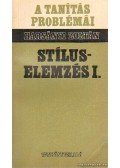 Harsányi Zoltán - Stíluselemzés I.