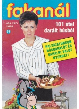 - Fakanál 1992/1. - 101 étel darált húsból, Budapest 1992 antikvár könyv