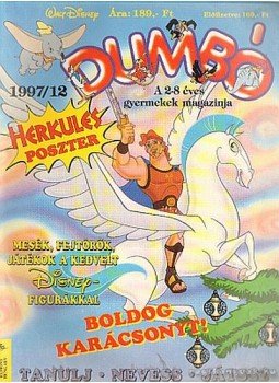 Walt Disney - Dumbó 1997/12 Walt Disney - Dumbó 1997/12, Budapest 1997 antikvár könyv