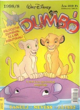 Walt Disney - Dumbó 1998/8 Walt Disney - Dumbó 1998/8, Budapest 1998 antikvár könyv