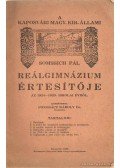 Somssich Pál - A kaposvári Magy. Kir. állami reálgimnázium értesítője az 1924-1925. iskolai évről