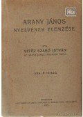 Vitéz Szabó István - Arany János nyelvének elemzése