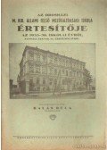 Balás Béla - Az orosházi M. Kir. állami felső mezőgazdasági iskola értesítője az 1935-36. iskola évről