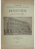 Göndös József - Az orosházi M. Kir. állami polgári fiúiskola évkönyve az 1938-39. iskola évről