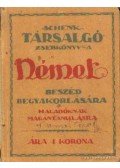 Altai Rezső - Társalgó zsebkönyv a német beszéd begyakorlására