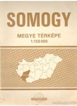 - Somogy megye térképe (1:150 000) - Somogy megye térképe (1:150 000), Budapest 1986 antikvár könyv