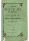 Kallós Lajos - Magyarhoni polgári jog alapelvei VI. füzet