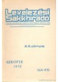 Ruttkay Antal - Levelezési Sakkhíradó XX. olimpia Szkopje 1972.