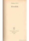 Thomas Mann - Novellák