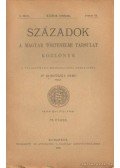 Dr. Borovszky Samu (szerk.) - Századok 1909. évi folyam VI. füzet