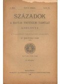 Dr. Borovszky Samu (szerk.) - Századok 1910. évi folyam IV. füzet