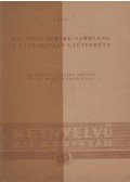 Zweig, Stefan - Die unsichtbare Sammlung / A láthatatlan gyűjtemény