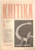 Almási Miklós és Diószegi András és Wéber Antal (szerk.) - Kritika 1970. május 5.szám
